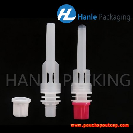 Dia 8.6mm reusable food pouch spout and jelly fruit pouch lids, spout cap packaging for food drink with granule - HL086L Dia 8.6mm reusable food pouch spout and jelly fruit pouch lids, spout cap packaging for food drink with granule - HL086L